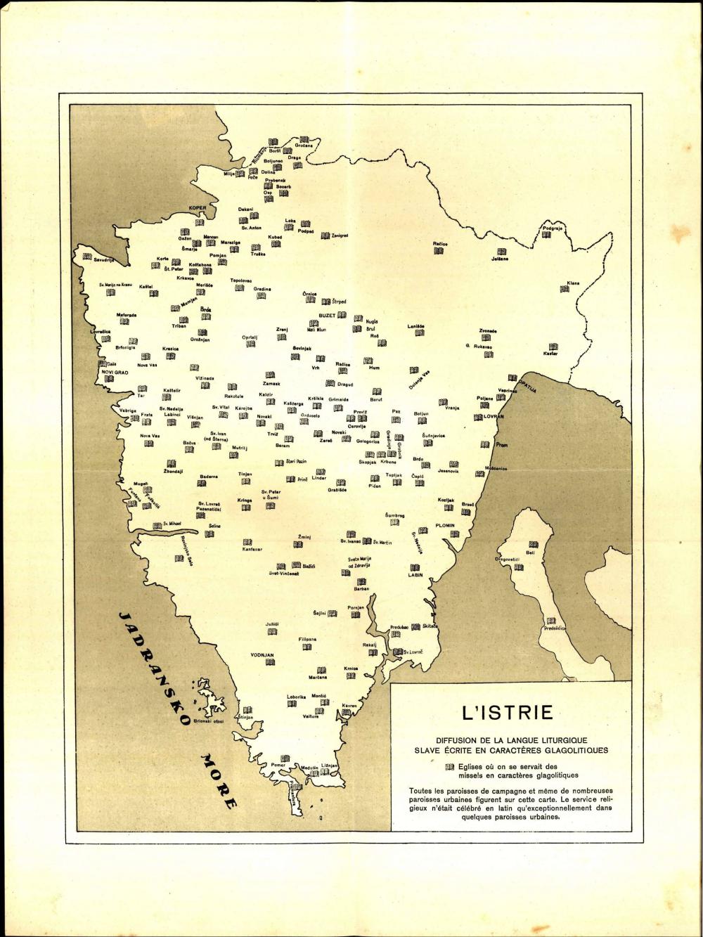 L'Istrie: Diffusion de la langue liturgi... - nosilna