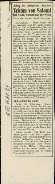 Traum von Salami  - nosilna