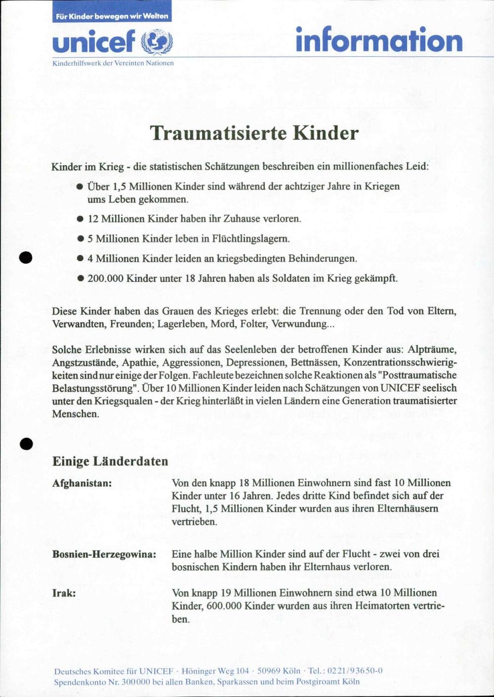 Traumatisierte Kinder