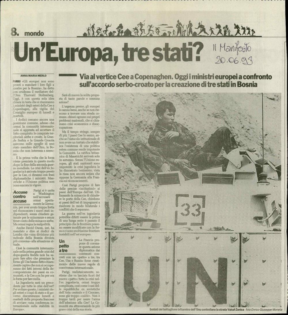 Un'Europa, tre stati?
