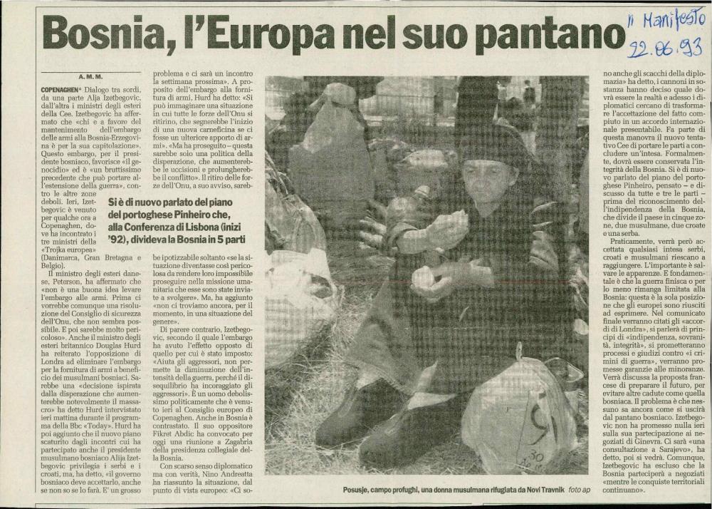 Bosnia, l'Europa nel suo pantano