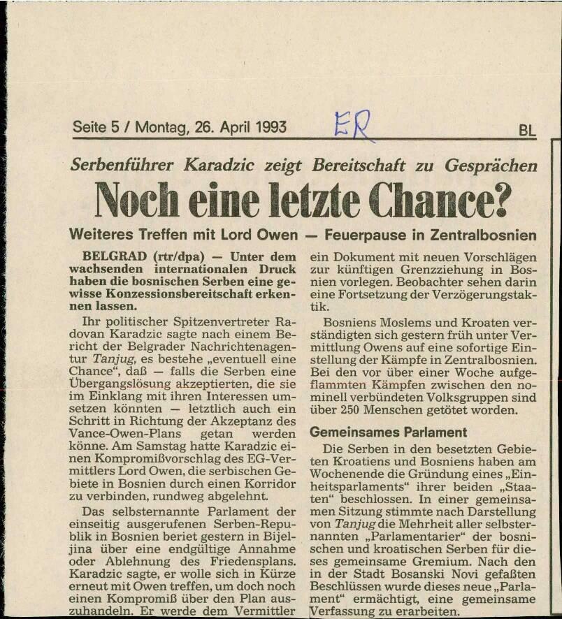 Noch eine letzte Chance? - nosilna