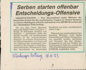 Serben starten offenbar Entscheidungs-Of...  - nosilna