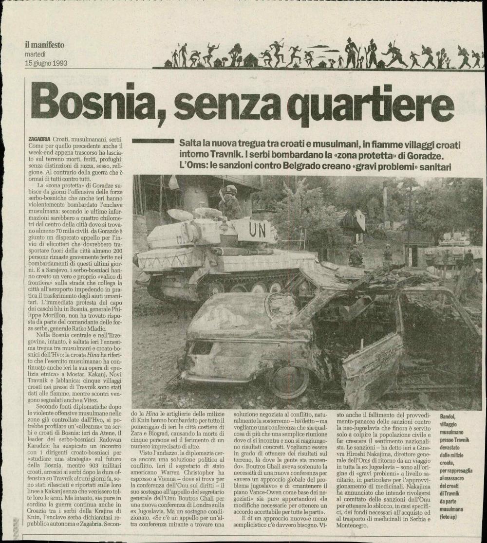 Bosnia, senza quartiere - nosilna