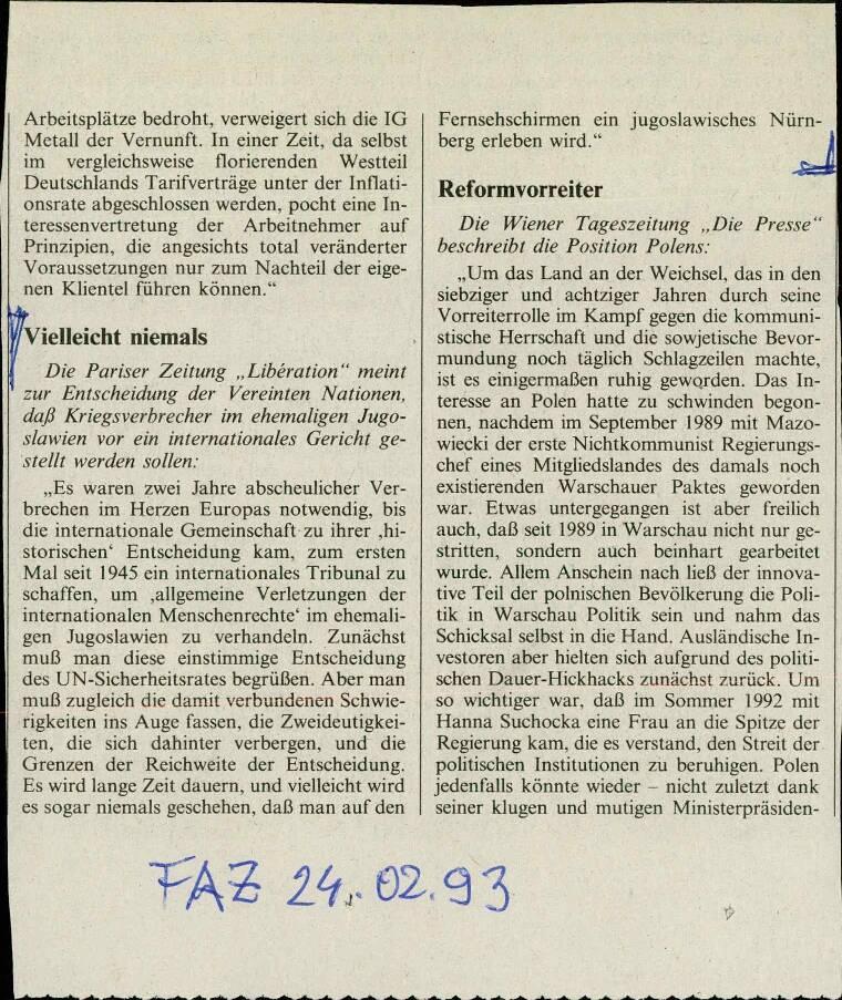 Vielleicht niemals - nosilna