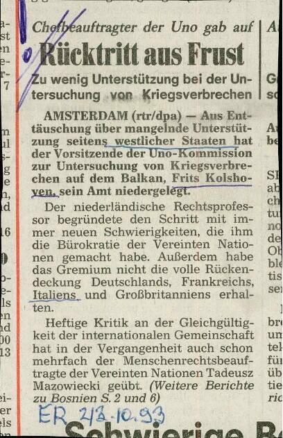 Rücktritt aus Frust - nosilna