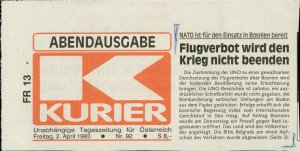 Flugverbot wird den Krieg nicht beenden  - nosilna