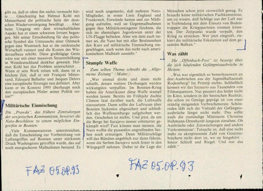 Militärische Einmischung