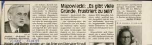 Mazowiecki: "Es gibt viele Gründe, frust...  - nosilna