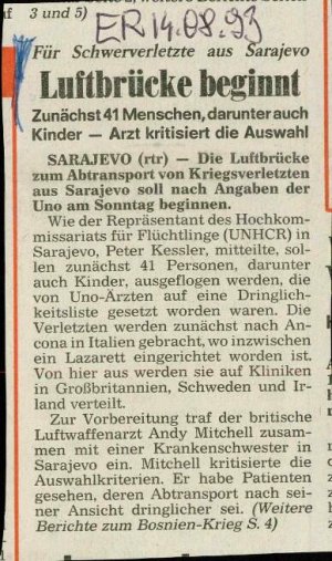 Luftbrücke beginnt  - nosilna