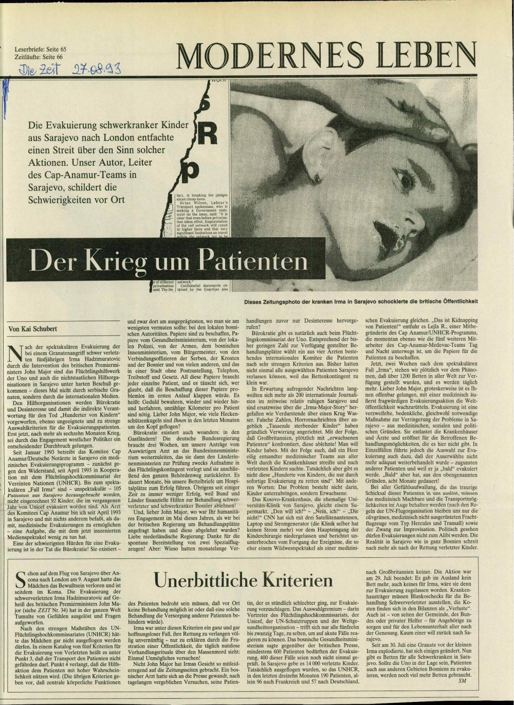Der Krieg um Patienten