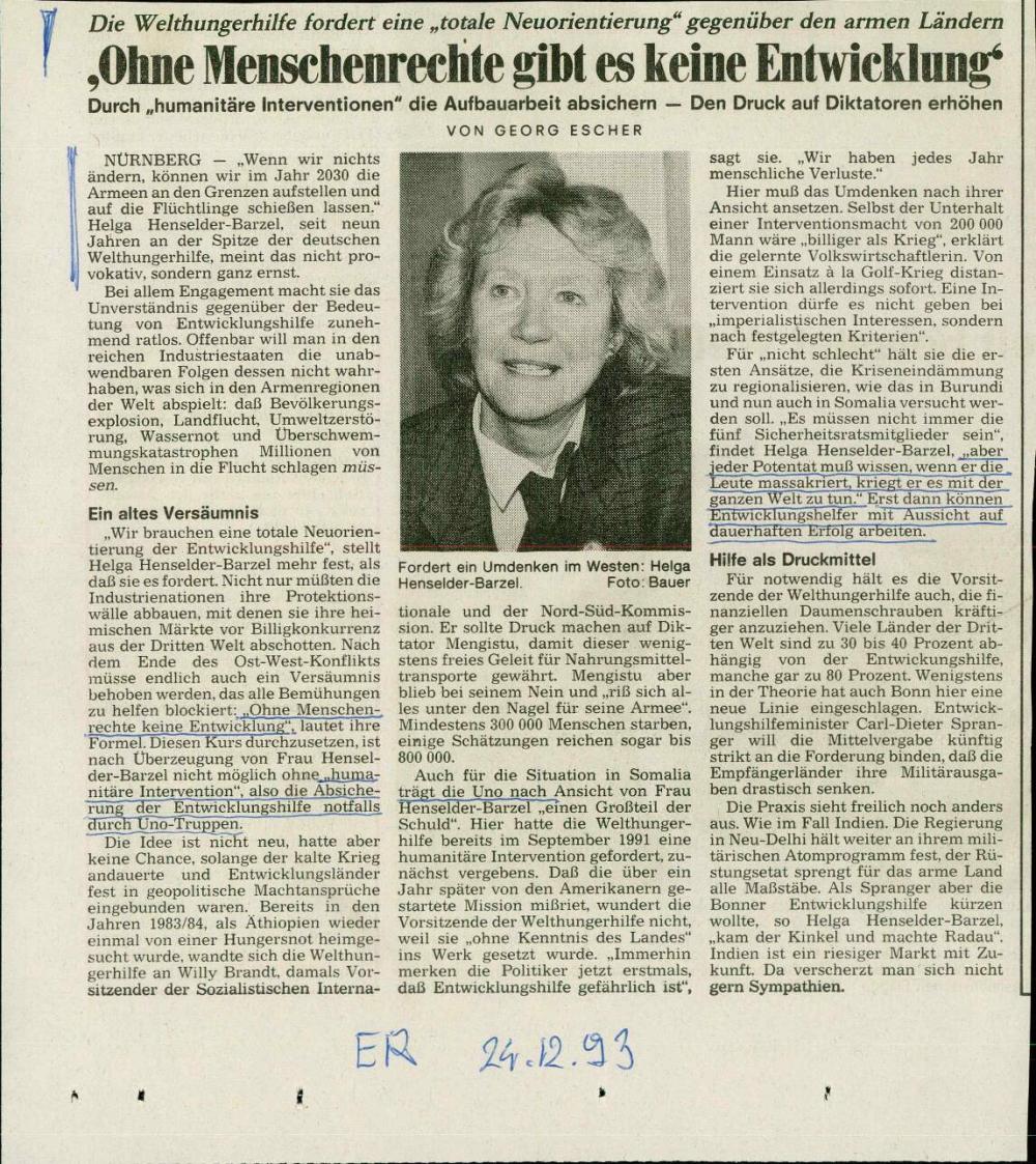"Ohne Menschenrechte gibt es keine Entwi... - nosilna