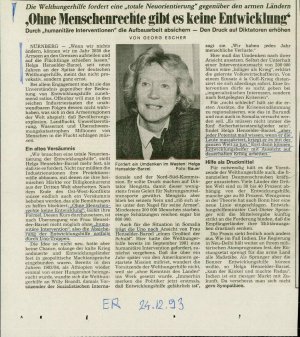 "Ohne Menschenrechte gibt es keine Entwi...  - nosilna