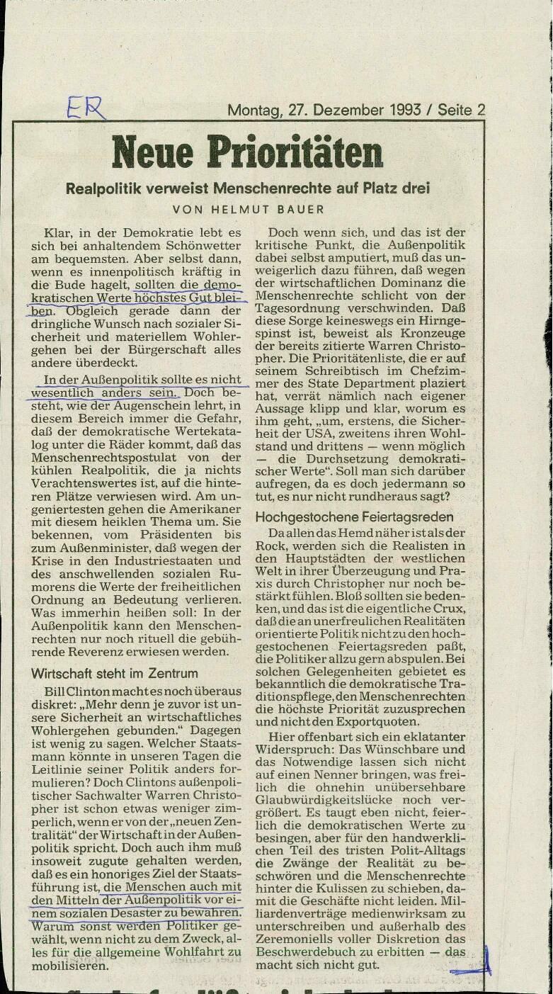 Neue Prioritäten - nosilna