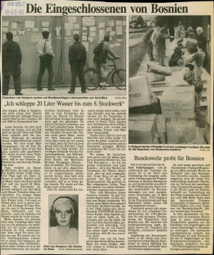 Bundeswehr probt für Bosnien  - nosilna