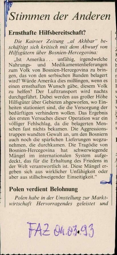 Stimmen der Anderen: Ernsthafte Hilfsber... - nosilna