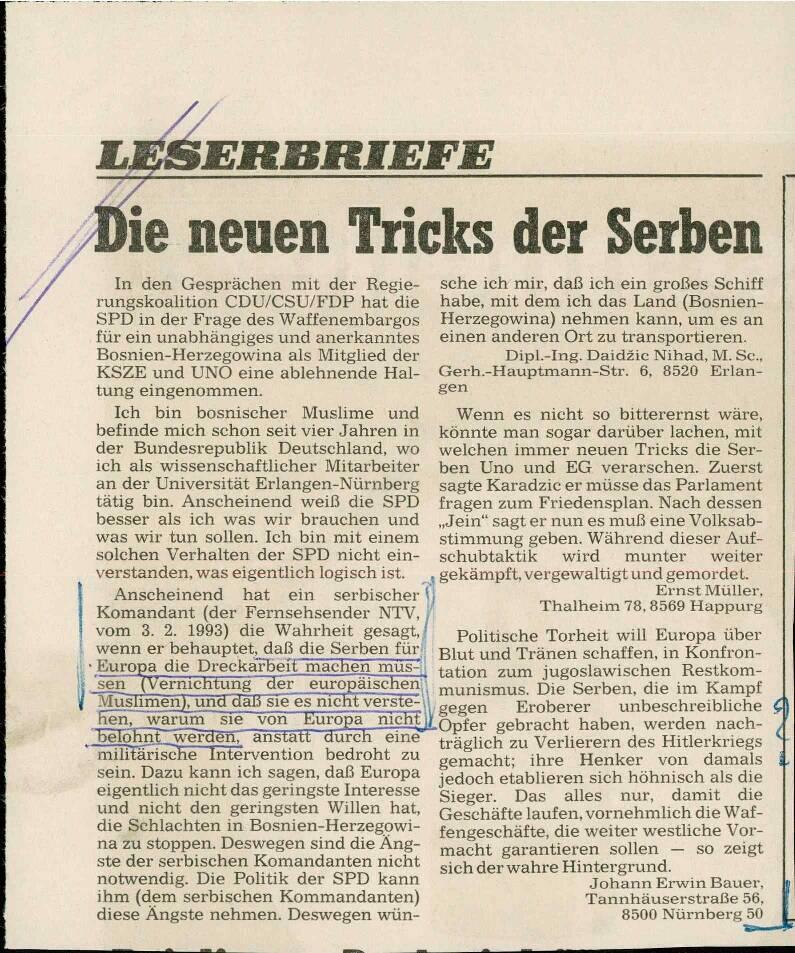 Die neuen Tricks der Serben