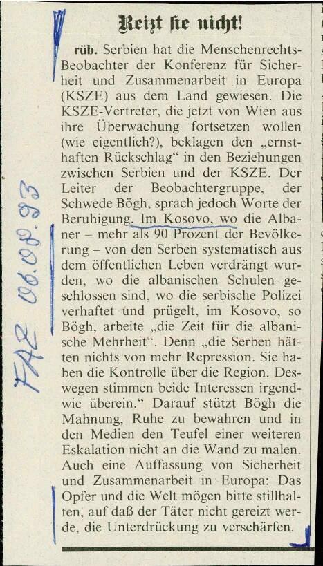 Reizt sie nicht!
