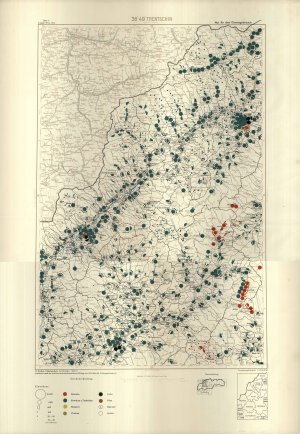 Volkstumskarte der Slowakei: Trentschin ...  - nosilna