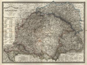 Karte vom Königreich Ungarn und Galizien...  - nosilna