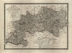 Karte des Erzherzogthums Oesterreich ob ...  - nosilna