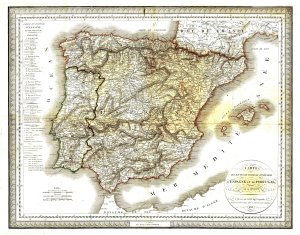 Carte des routes de postes et itinéraire...  - nosilna