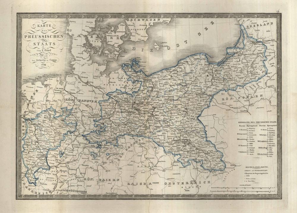 Karte des Pressischen staats