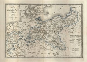 Karte des Pressischen staats  - nosilna