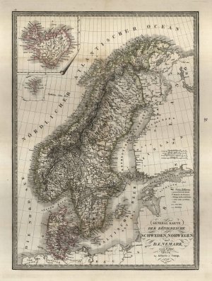 General karte der Königreiche Schweden, ...  - nosilna