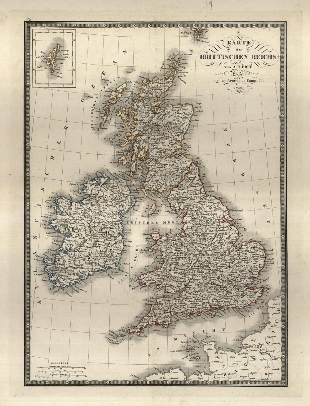 Karte des Brittischen Reichs [Verzija 2]