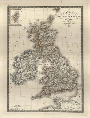 Karte des Brittischen Reichs [Verzija 2]  - nosilna