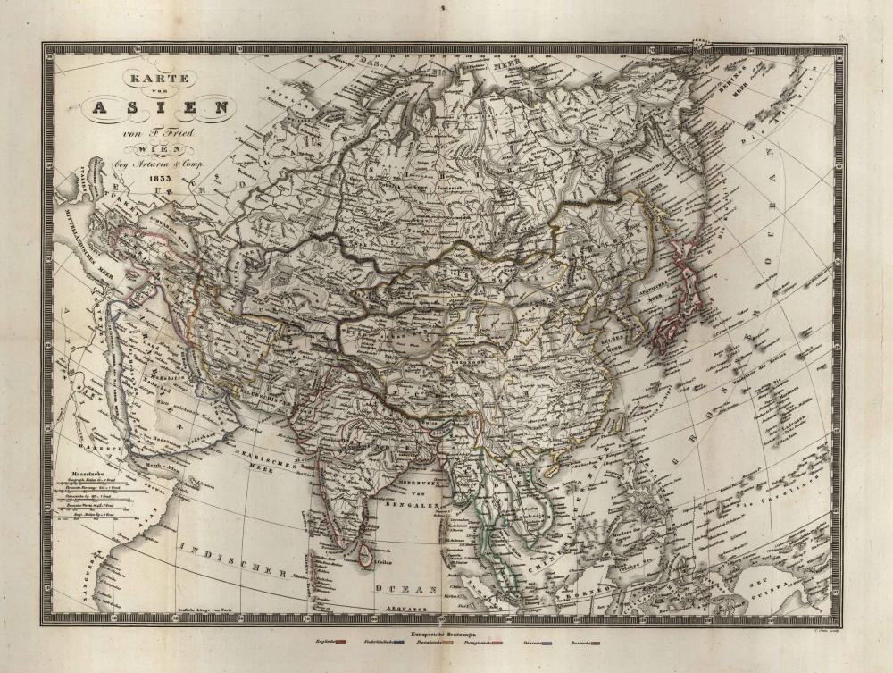 Karte von Asien