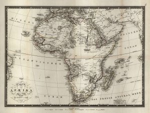 Karte von Afrika  - nosilna