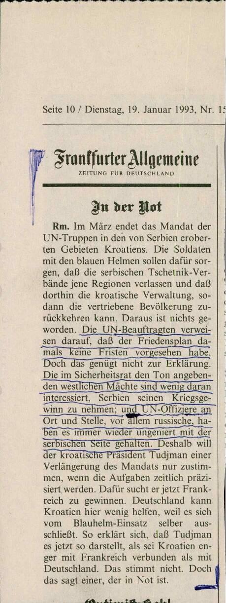 In der not