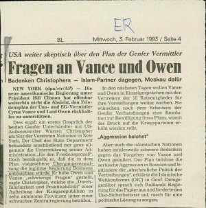 Fragen an Vance und Owen  - nosilna