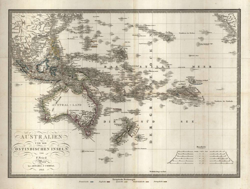 Australien und die Ostindischen Inseln - 1845