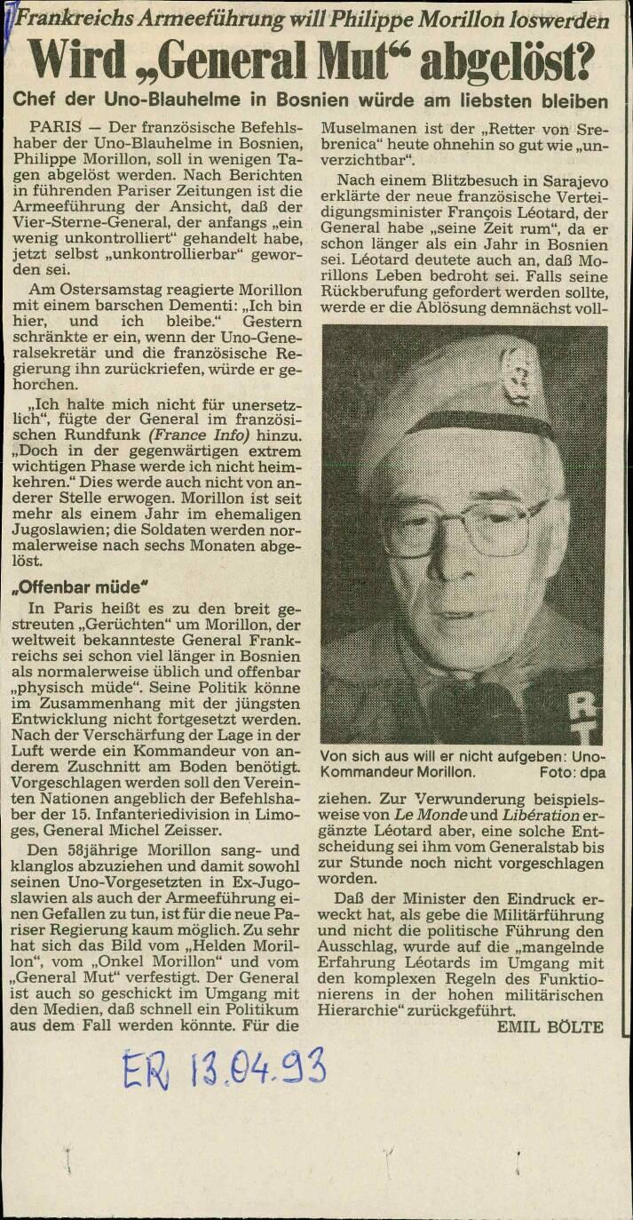 Wird "General Mut" abgelöst?