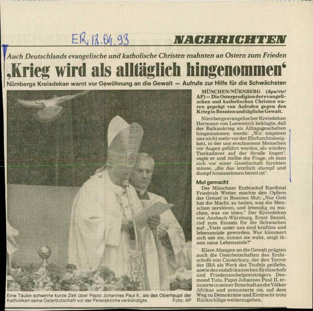 "Krieg wird als alltäglich hingenommen"