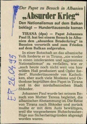 "Absurder Krieg"  - nosilna