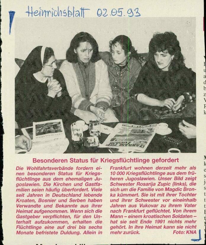 Besonderen Status für Kriegsflüchtlinge gefordert