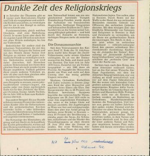 Dunkle Zeit des Religionskriegs  - nosilna