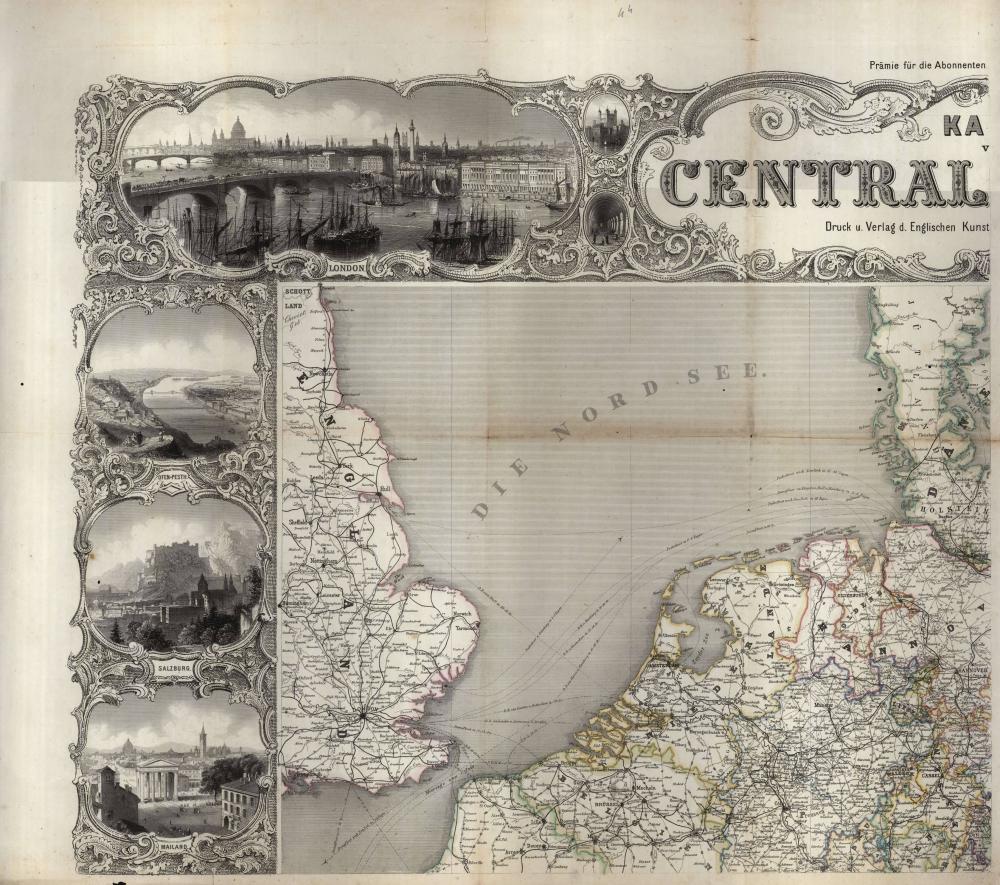 Karte von Central Europa