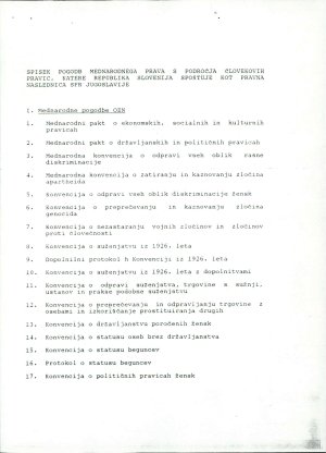 Spisek pogodb mednarodnega prava s podro...  - nosilna