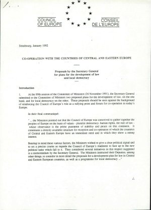 Co-operation with the countries of Centr...  - nosilna