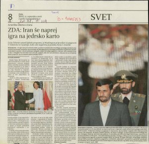 ZDA: Iran še naprej igra jedersko karto  - nosilna