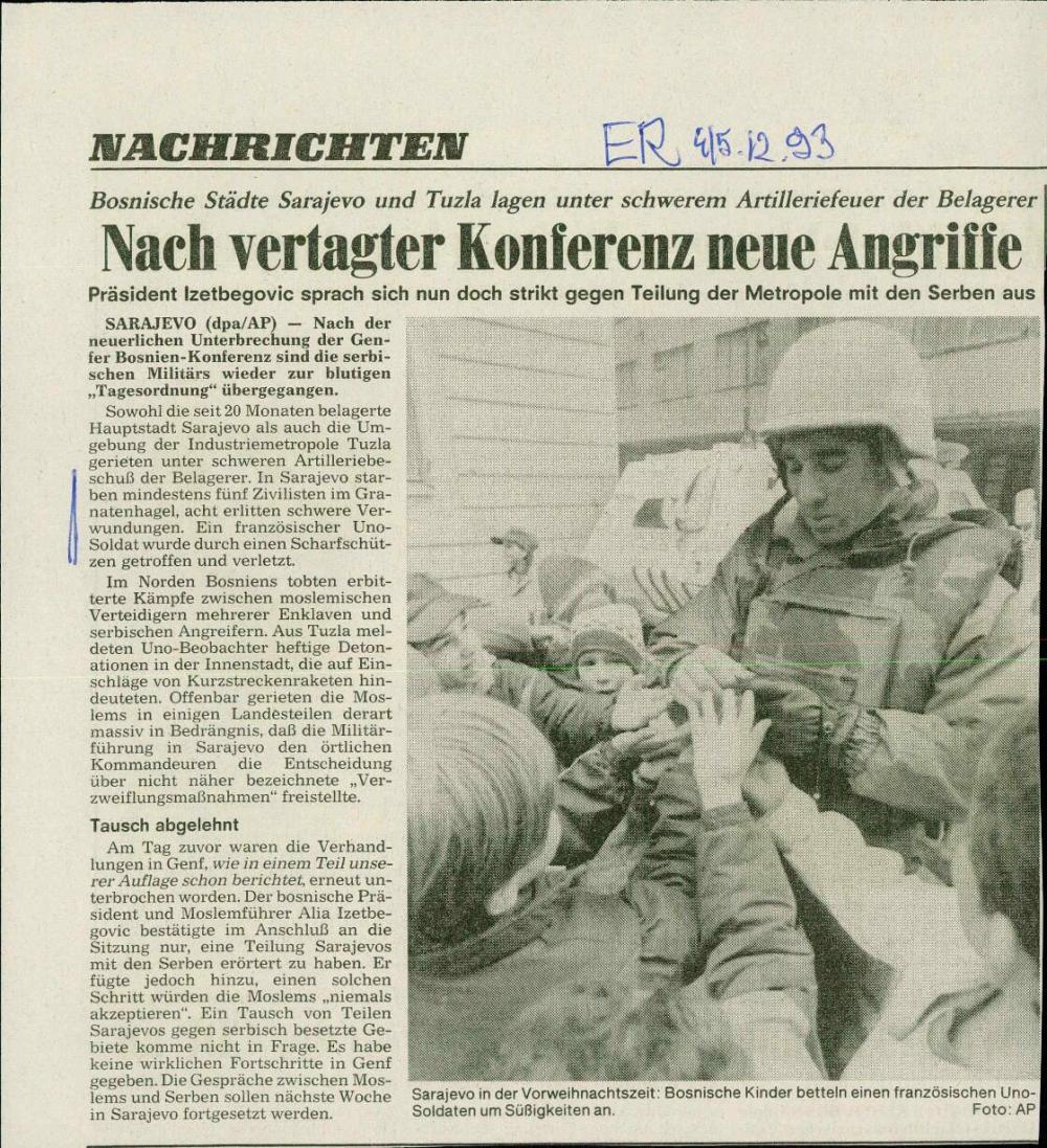 Nach vertagter Konferenz neue Angriffe - nosilna