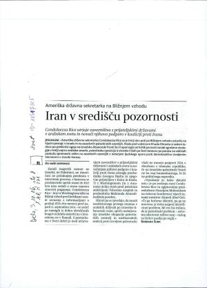Iran v središči pozornosti  - nosilna