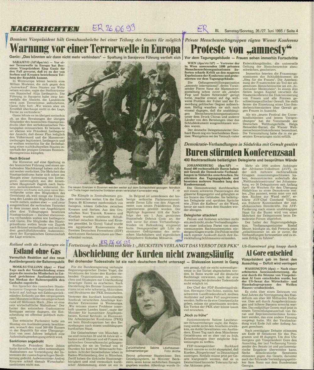 Warnung vor einer Terrorwelle in Europa - nosilna