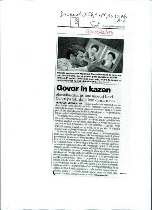 Govor in kazen  - nosilna