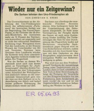 Wieder nur ein Zeitgewinn?  - nosilna